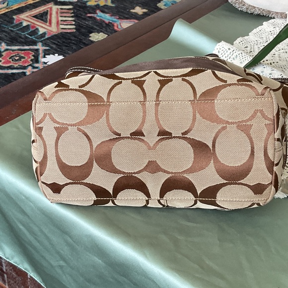 Coach Brown Signature Tote Bag - Picture 6 of 16
